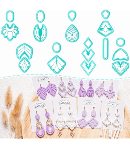 Amazon | TAINSKY ポリマークレイカッター、ポリマークレイジュエリー